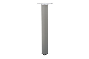 Noga meblowa H710mm 60x60 anoda - kolor biały mat TB08.3303.07.003