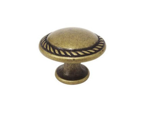 Gałka meblowa ARTE 24223Z03000.09 -- 30x22x30 mm stary mosiądz