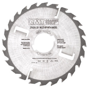 CMT 280.024.12W Piła HW D=300 F=80 Z=24+4 K=2,7/1,8