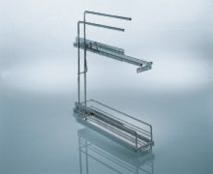PEKA 04.39.C Wyciąg wąski z półką i wieszakiem Classic 3D-X