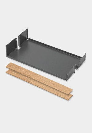 PEKA 01.6222.KPL Kosz Dispensa Fioro/ 450/ wys. barierki 52 mm/ antracyt