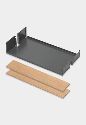 PEKA 01.6223.KPL Kosz Dispensa Fioro/ 450/ wys. barierki 87 mm/ antracyt