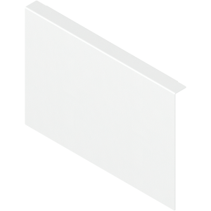BLUM ZC7A0P0C AMBIA-LINE adapter do montażu ramy do drew.ściany tylnej, wys."C", jedwabiście biały mat w opakowaniu 12/0