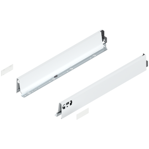 Prowadnice boki szuflady BLUM 378M5502SA INTIVO/ANTARO, TANDEMBOX wys."M",NL=550mm,stalowe,jedwabiście białe w opakowaniu 1/6