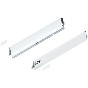 Prowadnice boki szuflady BLUM 378M6002SA INTIVO/ANTARO, TANDEMBOX wys."M",NL=600mm,stalowe,jedwabiście białe w opakowaniu 1/6