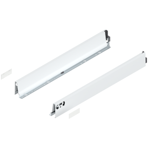 BLUM 378M6502SA INTIVO/ANTARO,boki szuflady TANDEMBOX wys."M",NL=650mm,stalowe,jedwabiście białe w opakowaniu 1/6