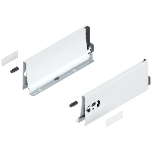 BLUM 378K3002SA INTIVO/ANTARO,boki szuflady TANDEMBOX wys."K",NL=300mm,stalowe,jedwabiście białe w opakowaniu 1/6