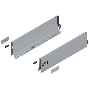 BLUM 378K4502SA INTIVO/ANTARO,boki szuflady TANDEMBOX wys."K",NL=450mm,stalowe,szare w opakowaniu 1/6