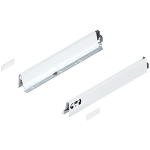 BLUM 378N4502SA INTIVO/ANTARO, boki szuflady TANDEMBOX wys."N", NL=450 mm, stalowe, jedwabiście białe w opakowaniu 1/6