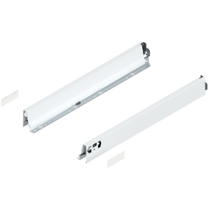 BLUM 378N5502SA INTIVO/ANTARO, boki szuflady TANDEMBOX wys."N", NL=550 mm, stalowe, jedwabiście białe w opakowaniu 1/6