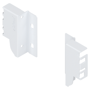 BLUM Z30M000S.04HO-RW uchwyt do drewnianej ścianki tylnej TANDEMBOX, H=68 mm,komplet,jedwabiście biały w opakowaniu 25/0