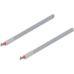 BLUM ZRG.437RSI ANTARO reling podłużny, górny, NL=500 mm, szary, komplet w opakowaniu 30/0