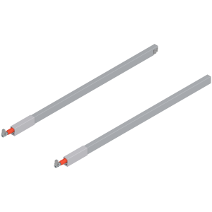 BLUM ZRG.537RSI ANTARO reling podłużny, górny, NL=600 mm, szary, komplet w opakowaniu 30/0