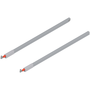 BLUM ZRG.587RSI ANTARO reling podłużny, górny, NL=650 mm, szary, komplet w opakowaniu 30/0