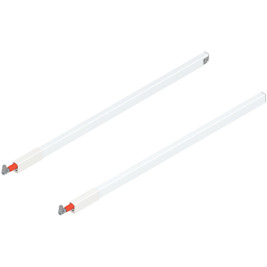 BLUM ZRG.587RSI ANTARO reling podłużny, górny, NL=650 mm, jedwabiście biały, komplet w opakowaniu 30/0