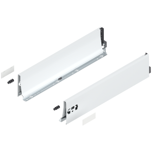 BLUM 378K5002SA INTIVO/ANTARO,boki szuflady TANDEMBOX wys."K",NL=500mm,stalowe,jedwabiście białe w opakowaniu 1/6