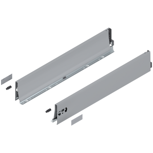 BLUM 378K6502SA INTIVO/ANTARO,boki szuflady TANDEMBOX wys."K",NL=650mm,stalowe,szare w opakowaniu 1/6