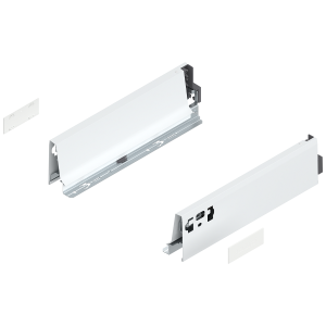 BLUM 378M3002SA INTIVO/ANTARO,boki szuflady TANDEMBOX wys."M",NL=300mm,stalowe,jedwabiście białe w opakowaniu 1/6