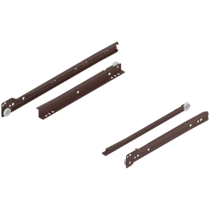 Prowadnice rolkowe BLUM 230M2500 częściowy wysuw, 25 kg, NL=250 mm, brązowa