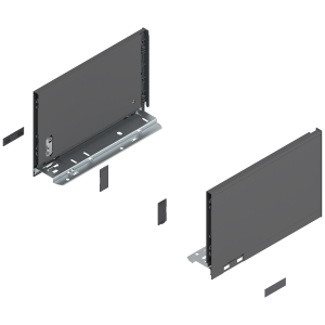 Prowadnice boki szuflady BLUM 770C2702S LEGRABOX Pure, wys."C", NL=270 mm, stalowe, komplet, antracyt mat