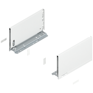 BLUM 770C3002S LEGRABOX Pure, boki szuflady o wys."C", NL=300 mm, stalowe, komplet, jedwabiście biały mat w opakowaniu 1/6