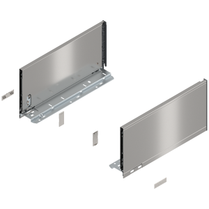 BLUM 770C3502I LEGRABOX Pure, boki szuflady o wys."C", NL=350 mm, stalowe, komplet, inox w opakowaniu 1/6