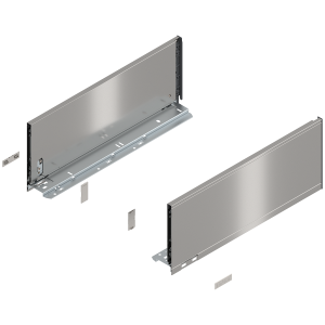 BLUM 770C4502I LEGRABOX Pure, boki szuflady o wys."C", NL=450 mm, stalowe, komplet, inox w opakowaniu 1/6