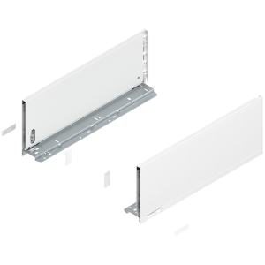 BLUM 770C4502S LEGRABOX Pure, boki szuflady o wys."C", NL=450 mm, stalowe, komplet, jedwabiście biały mat w opakowaniu 1/6
