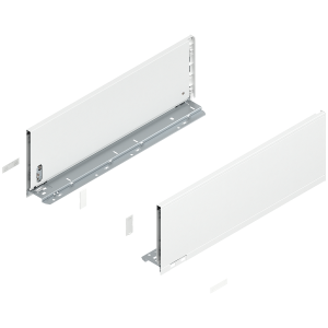 BLUM 770C5002S LEGRABOX Pure, boki szuflady o wys."C", NL=500 mm, stalowe, komplet, jedwabiście biały mat w opakowaniu 1/6