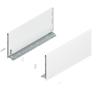 BLUM 770F5002S LEGRABOX Pure, boki szuflady o wys."F", NL=500 mm, stalowe, komplet, jedwabiście biały mat w opakowaniu 1/3