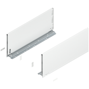 BLUM 770F5502S LEGRABOX Pure, boki szuflady o wys."F", NL=550 mm, stalowe, komplet, jedwabiście biały mat w opakowaniu 1/3