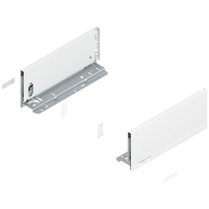 BLUM 770K3002S LEGRABOX Pure, boki szuflady o wys."K", NL=300 mm, stalowe, komplet, jedwabiście biały mat