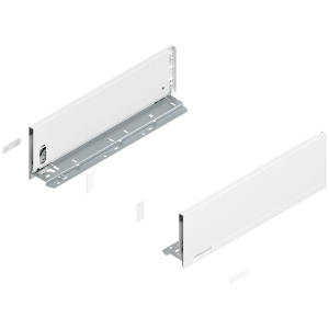Prowadnice boki szuflady BLUM LEGRABOX Pure, wys."K", NL=400 mm, jedwabiście biały mat