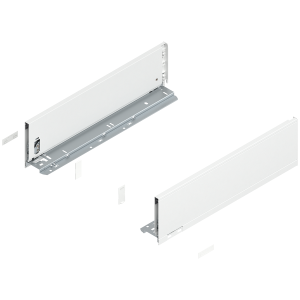Prowadnice boki szuflady BLUM LEGRABOX Pure, wys."K", NL=450 mm, jedwabiście biały mat