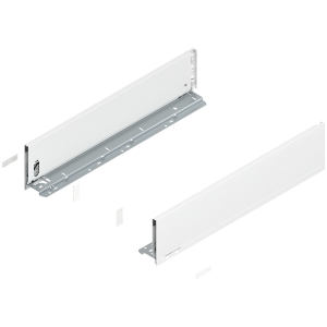 Prowadnice boki szuflady BLUM LEGRABOX Pure, wys."K", NL=550 mm, jedwabiście biały mat