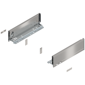 BLUM 770M3002I LEGRABOX Pure, boki szuflady o wys."M", NL=300 mm, stalowe, komplet, inox w opakowaniu 1/6