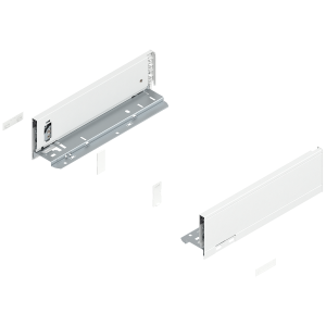 BLUM 770M3002S LEGRABOX Pure, boki szuflady o wys."M", NL=300 mm, stalowe, komplet, jedwabiście biały mat w opakowaniu 1/6