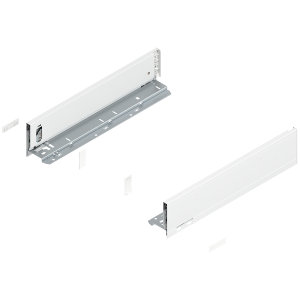 BLUM 770M4002S LEGRABOX Pure, boki szuflady o wys."M", NL=400 mm, stalowe, komplet, jedwabiście biały mat w opakowaniu 1/6