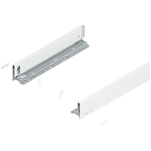 Prowadnice boki szuflady BLUM 770M4502S LEGRABOX Pure, wys."M", NL=450 mm, stalowe, komplet, jedwabiście biały mat