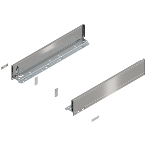 BLUM 770M5002I LEGRABOX Pure, boki szuflady o wys."M", NL=500 mm, stalowe, komplet, inox w opakowaniu 1/6