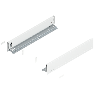 Prowadnice boki szuflady BLUM 770M5002S LEGRABOX Pure, wys."M", NL=500 mm, stalowe, komplet, jedwabiście biały mat
