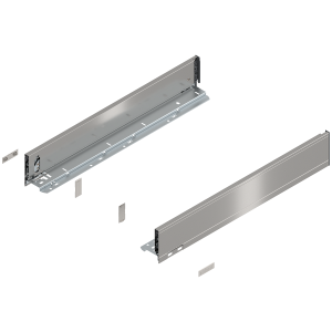 BLUM 770M5502I LEGRABOX Pure, boki szuflady o wys."M", NL=550 mm, stalowe, komplet, inox w opakowaniu 1/6