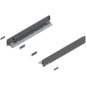 Prowadnice boki szuflady BLUM 770N5002S LEGRABOX Pure, wys."N", NL=500 mm, stalowe, komplet, antracyt mat