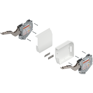 BLUM 20K2B00T06 AVENTOS HK-S jedwabiście biały do małych frontów uchylnych, siłownik, współczynnik mocy=220-500 przy 2 szt., do TIP-ON