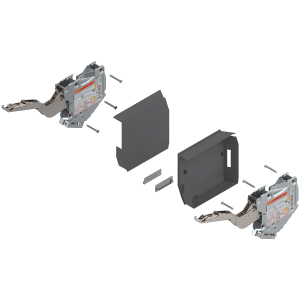 BLUM 20K2B00T06 AVENTOS HK-S ciemnoszary do małych frontów uchylnych, siłownik, współczynnik mocy=220-500 przy 2 szt., do TIP-ON