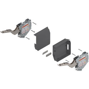 BLUM 20K2C00T06 AVENTOS HK-S ciemnoszary do małych frontów uchylnych, siłownik, współczynnik mocy=400-1000 przy 2 szt., do TIP-ON