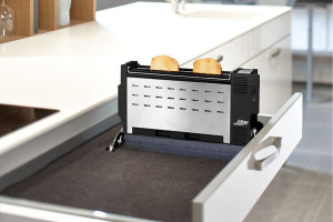 RITTER BT10 TOSTER DO ZABUDOWY w szufladzie stal szlachetna