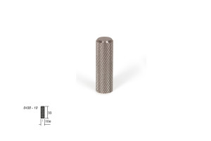 Uchwyt meblowy VIEFE GRAF MINI 0430 rozstaw 0, długość 10 stal szlachetna, inox 0430010L24