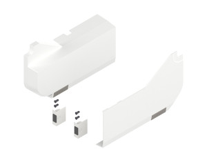 BLUM 21L8020 SERVO-DRIVE zestaw zaślepek do AVENTOS HL łącznie z włącznikami i dystansami, białe