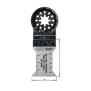 CMT OMF160-X50 Brzeszczot oscylacyjny W=35 I=50 TS= 1,4 TPI=18 50 szt. STARLOCK